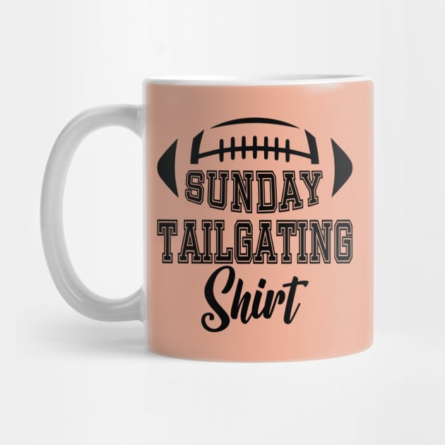 Sunday Tailgating Shirt by Blended Designs